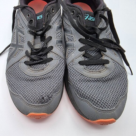 Asics Gel Torrance Trail Womens Size 9 Black Orange Running Shoes Trail Hiking - Picture 10 of 14